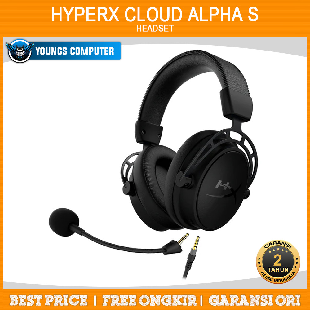 HyperX Headset Cloud Alpha S - Gaming Headset (Black)