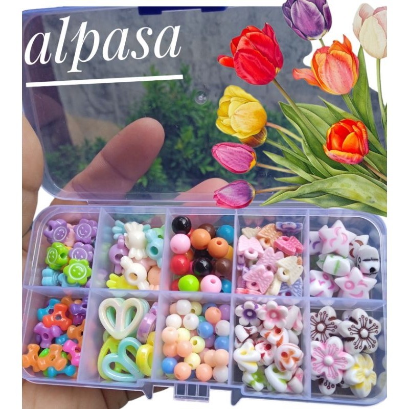 Manik shop Manik Manik1 Box / Paket Manik Manik DIY / DIY Meronce / Set Manik Manik 1 Box isi 10