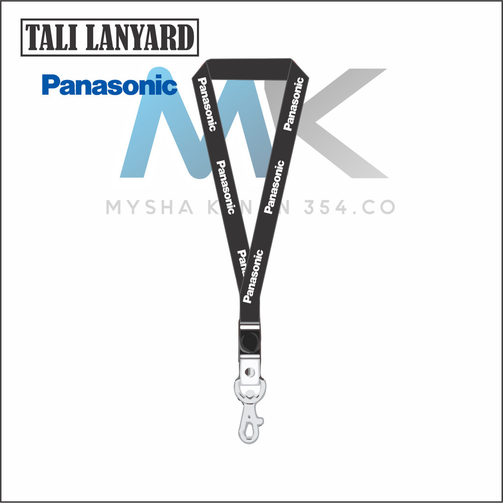 

TALI LANYARD PANASONIC LOGO - TALI ID CARD PT PANASONIC GOBEL GANTUNGAN KUNCI GANTUNGAN FLASHDISK GANTUNGAN NAMETAG TALI LANYARD BEST SELLER COD