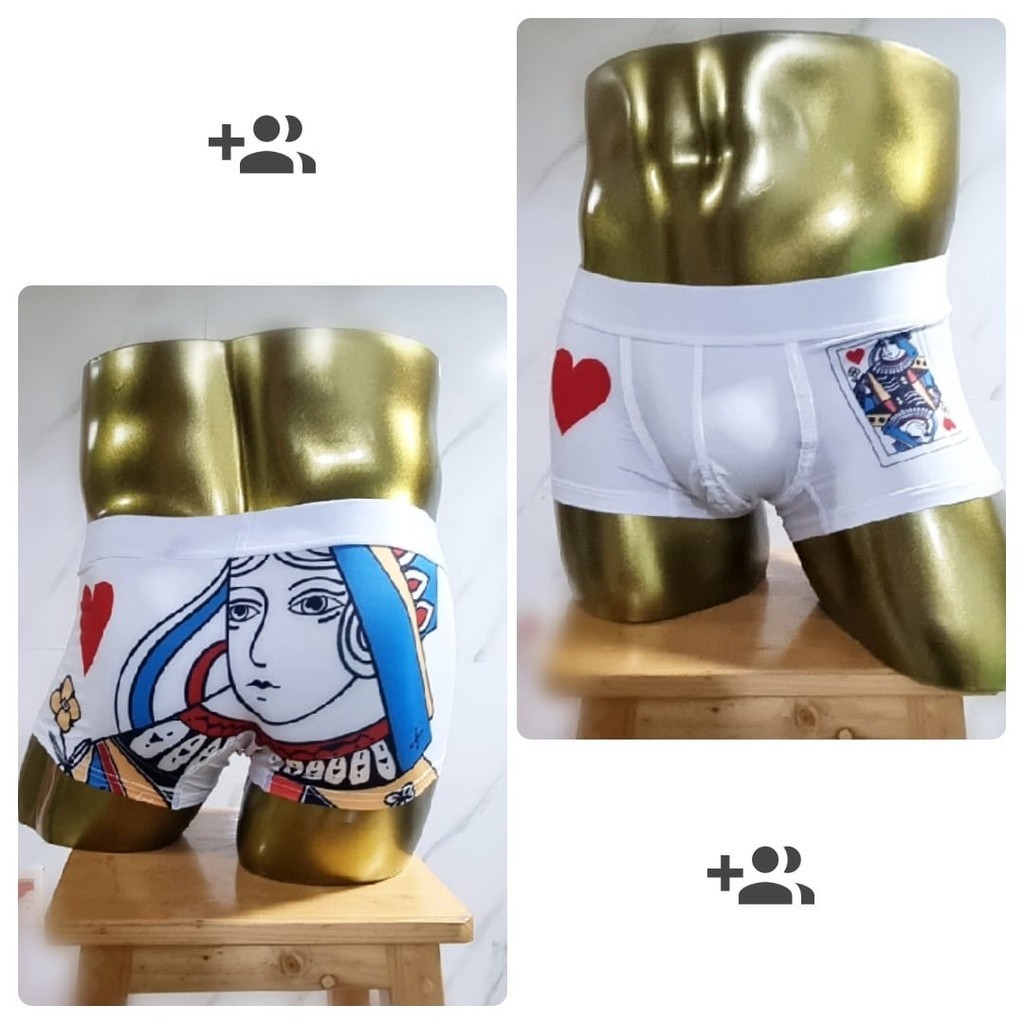 ORLVS Celana Boxer Pria Poker