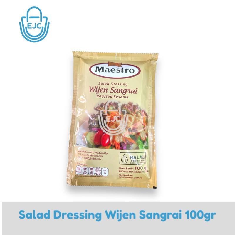 

[EJC] Maestro Salad Dreesing Wijen Sangrai Roasted Sesame 100gr