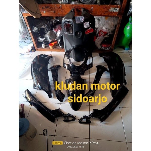cover body bodi scopy scoopy k2f 2021 2022 2023 prestige hitam glosy