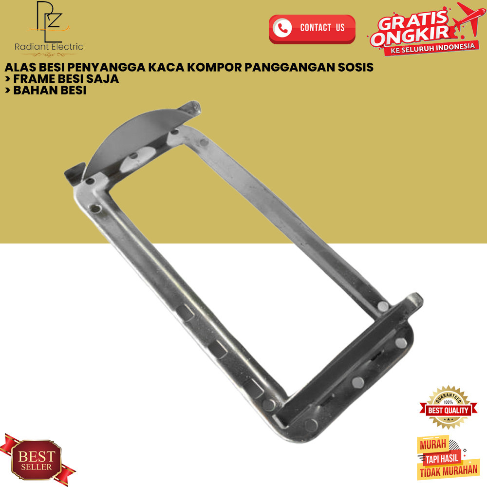 ALAS BESI PENYANGGA KACA KOMPOR PANGGANGAN SOSIS