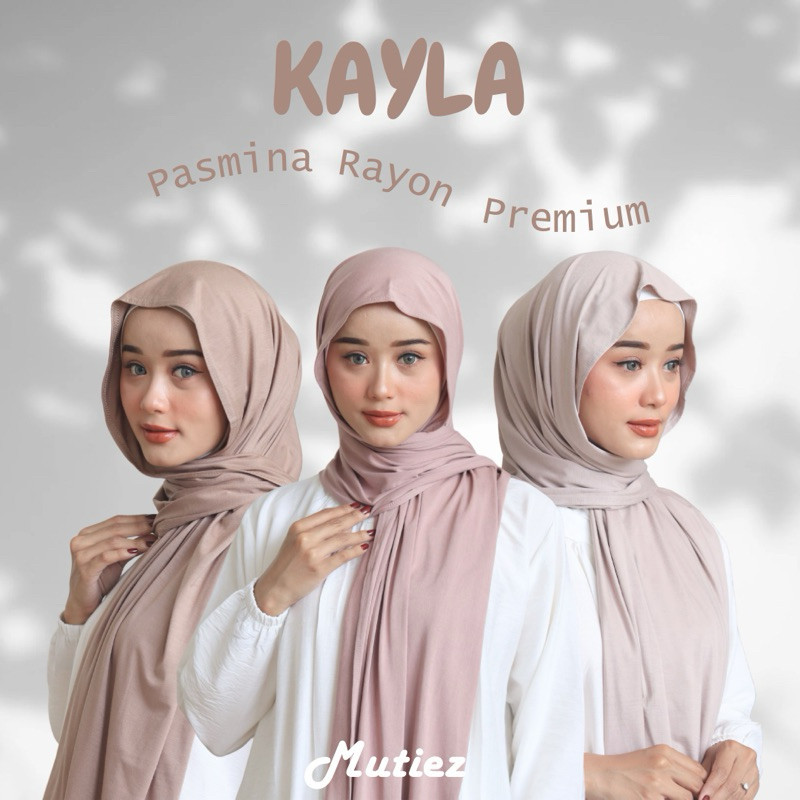 (Pabrik) Premium mutiez- Pasmina kaos rayon Premium