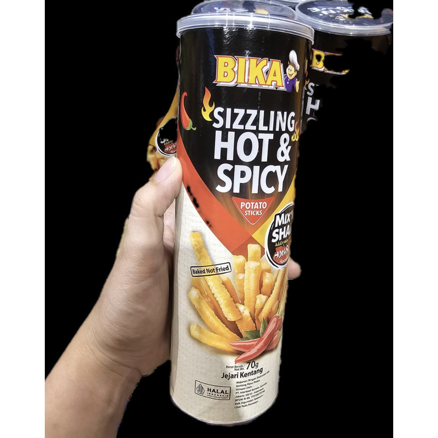 

[KLG] BIKA MIX & SHAKE POTATO STICKS CHILI - Kemasan Kaleng