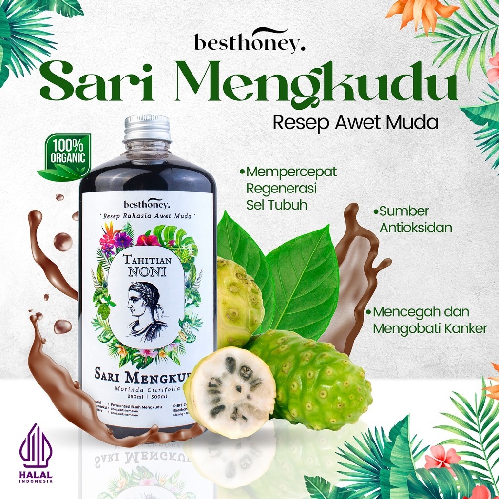 

Best Honey - Sari Mengkudu Original - Pace Asli - Noni Alami - Menjaga Kesehatan Jantung - 500 ML