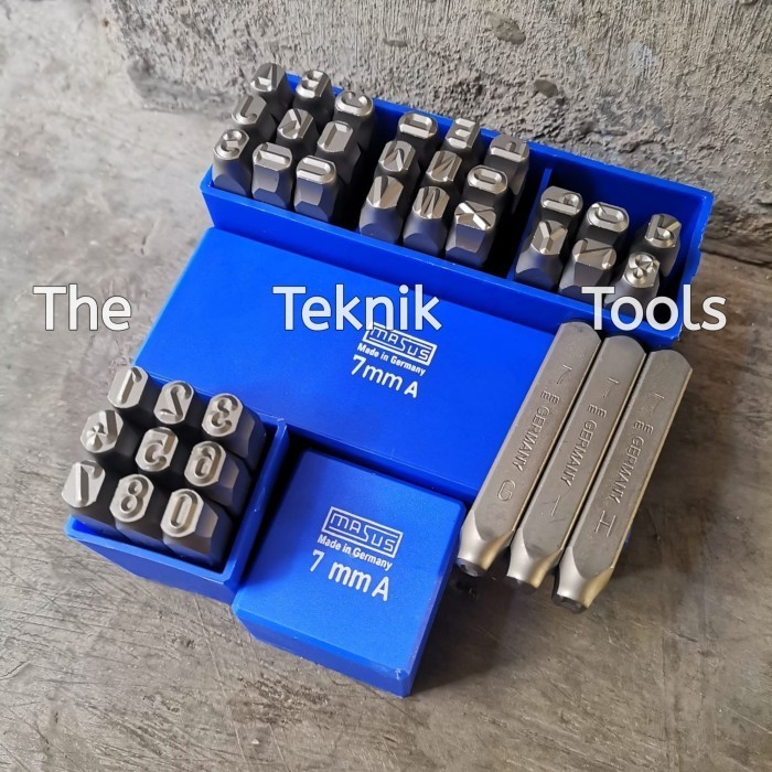 

Alat Ketok Huruf & Angka 7 Mm MASUS Stamp Punch Made In Germany
