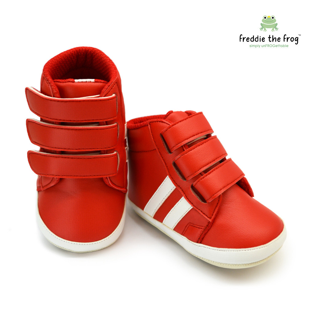 Prewalker - Sepatu Bayi - Baby Shoes | Freddie the Frog | Jordan Red
