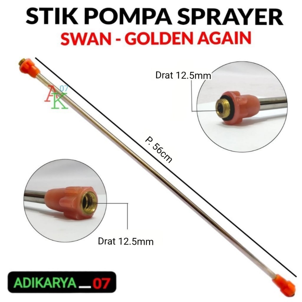 Stik Sprayer Swan Manual Stainless 56 cm Stik Swan Manual Stik Pipa Semprot Swan Sprayer