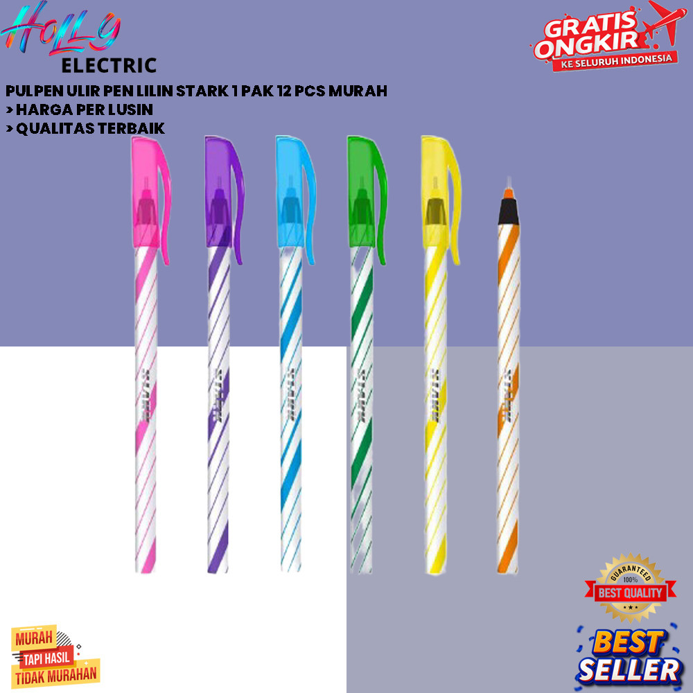 

PULPEN ULIR PEN LILIN STARK 1 PAK 12 PCS MURAH {HOLLY}