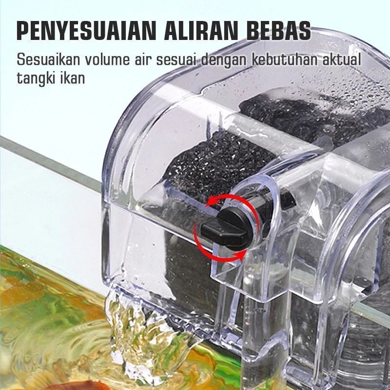 FILTER AQUARIUM FILTER GANTUNG AIR AQUARIUM AQUAMAN RECENT HIKARI 250L FILTER HANG ON