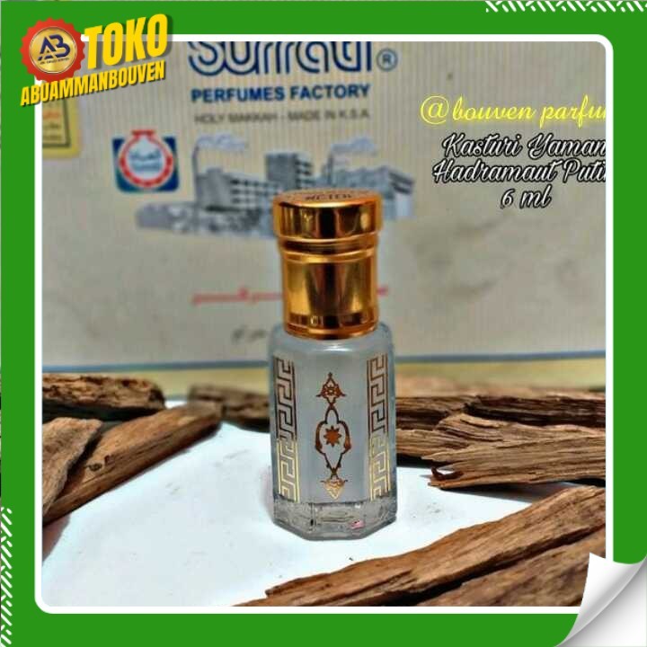 Kasturi Putih Original Parfum Kasturi Putih Murni Bibit Hadramaut | 100% Bibit Murni