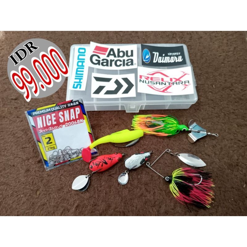 AR07N paket umpan casting | Paket box umpan casting lengkap