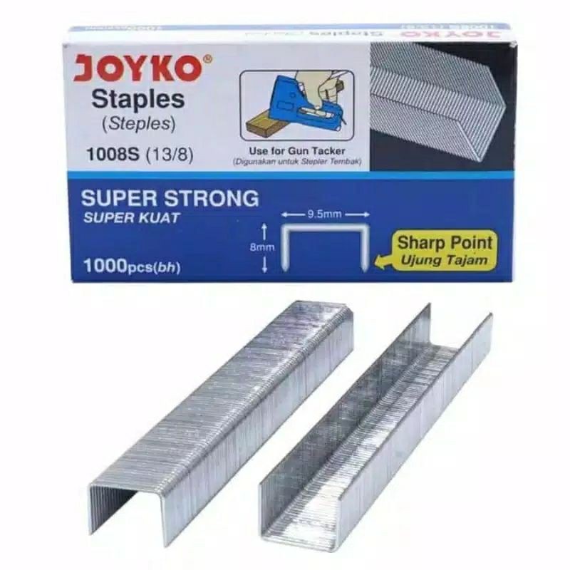 

ISI STAPLES TEMBAK JOYKO 13/8 1008S harga 1Pack aja