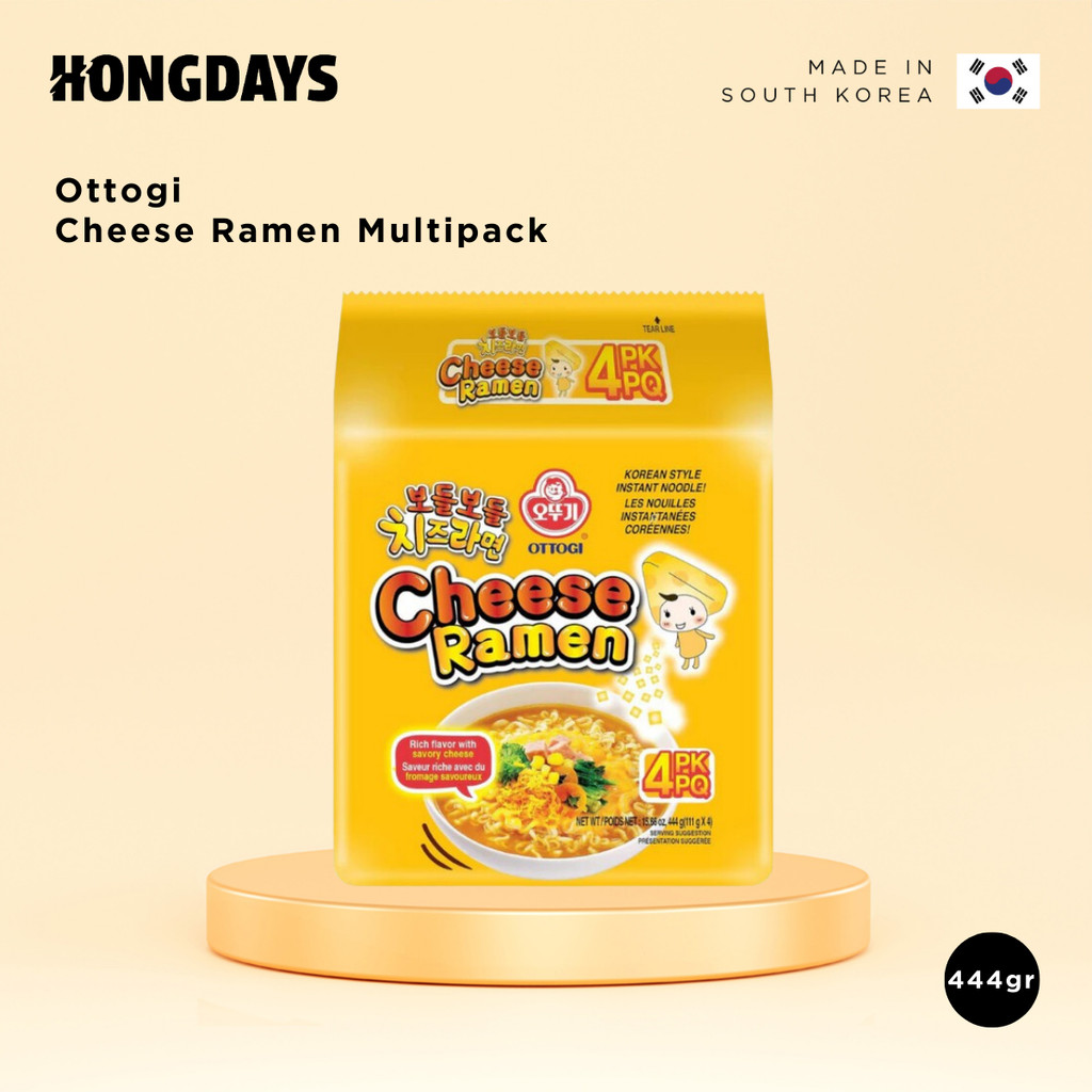 

Ottogi Cheese Ramen 444gr - Mie Rasa Keju Made In Korea - HONGDAYS