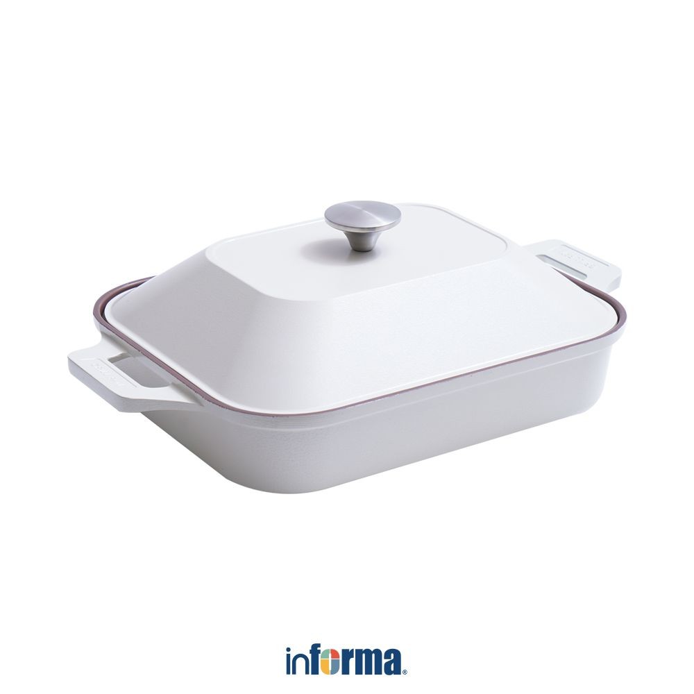 Informa Cooking Color Yoora Panci Panggang Rectangular Oven Pan Pot Masak Kuah Sup Peralatan Masak P