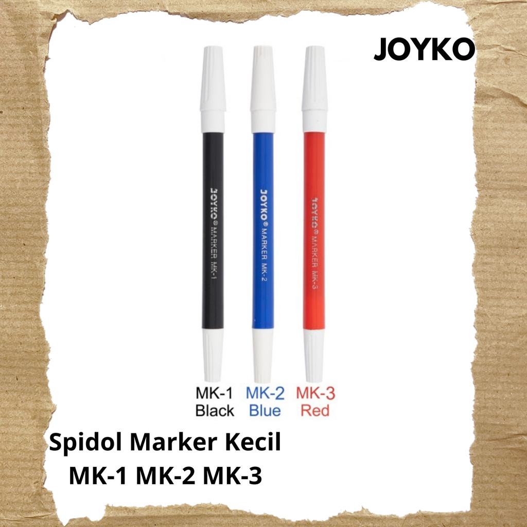 

Joyko Spidol Marker Kecil MK-1 - MK-3