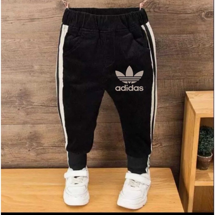 TEAM ADIDAS TRAINING SUIT stelan anak laki perlengkapan babeebabyshop - Black