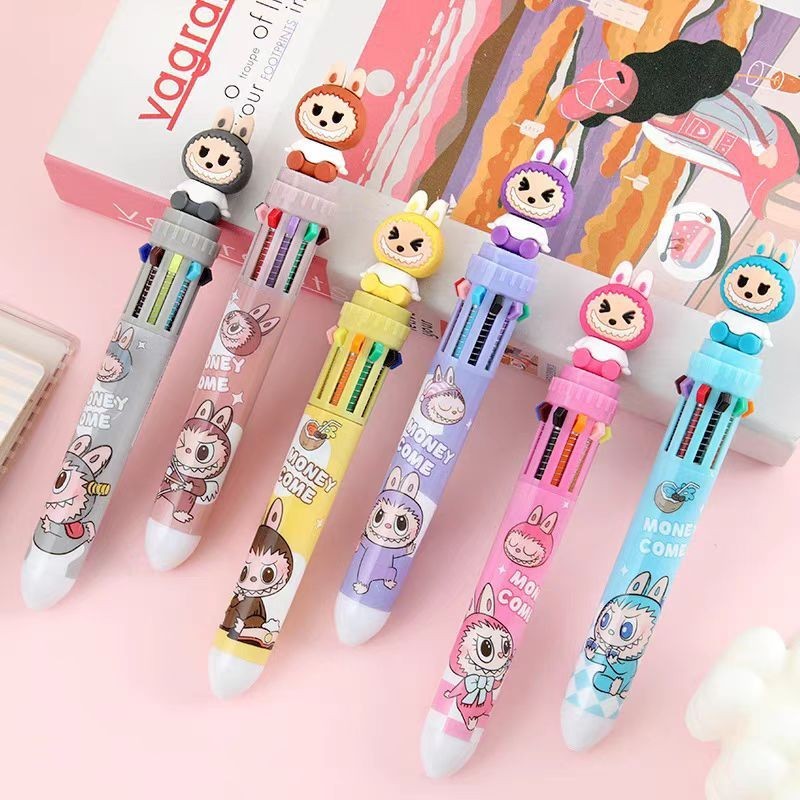 

HYPE N FANCY PULPEN CETEK 10 WARNA LABUBU PC-1544 BOLPEN PENA PEN ALAT TULIS KANTOR COD TERMURAH