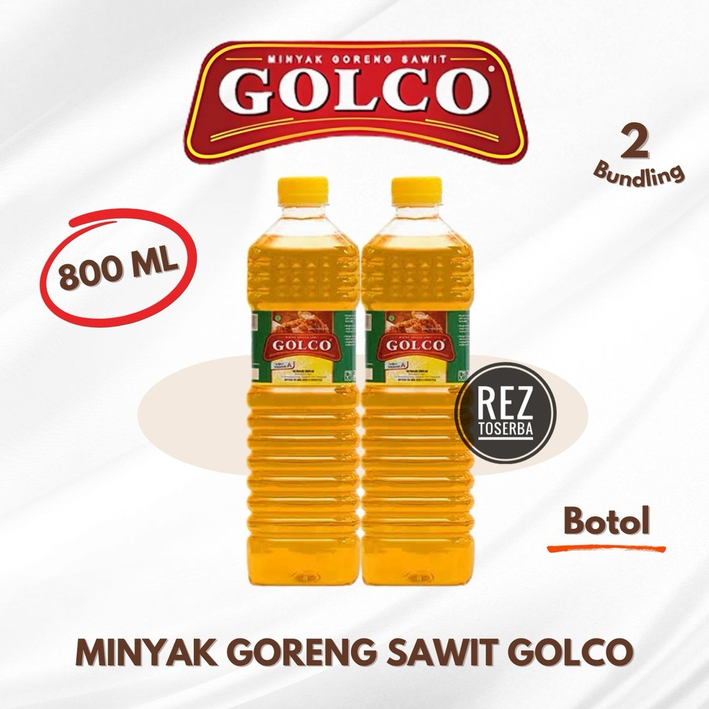 

PAKET ISI 2 MINYAK GORENG GOLCO 800ml KEMASAN BOTOL | Bundling Hemat Minyak Goreng