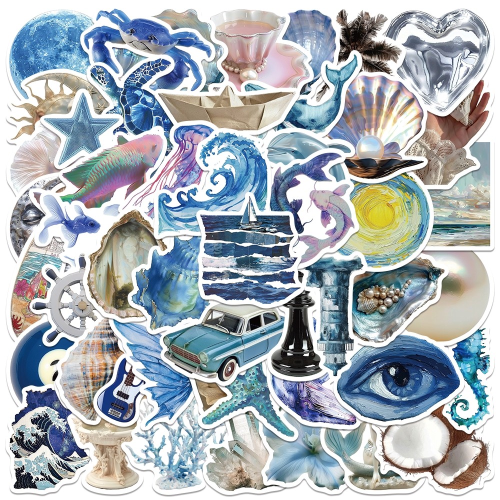 

Stiker Lautan Stiker Ikan Stiker Binatang di Laut Stiker Lumba Lumba- Untuk Laptop, HP, Helm, Buku Harian & Tablet