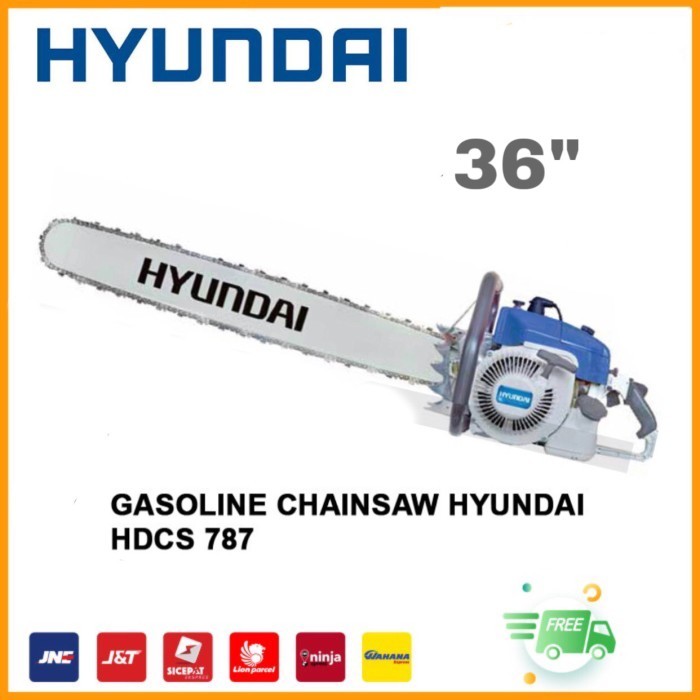 Gergaji Mesin Hyundai HDCS 787 / Gasoline Chainsaw Hyundai HDCS-787