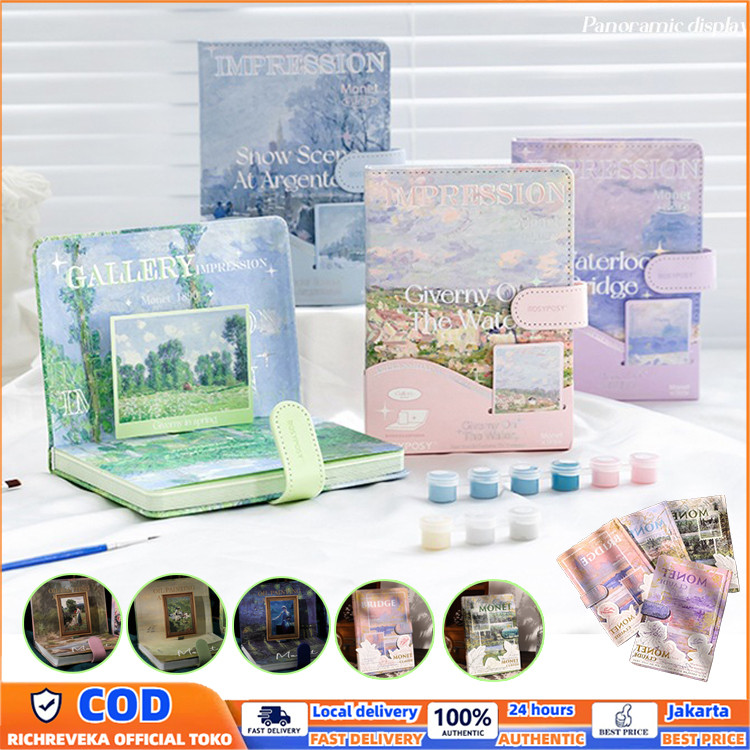 

Mi Vintage Lucu Notebook Buku Catatan Untuk harian gesper magnetik Journal Notebook Magnet Buku