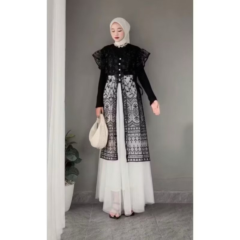 WA20 Fuji-Outer Brukat Olla Elegan/Outer Kondangan Outer Olla Hari Raya