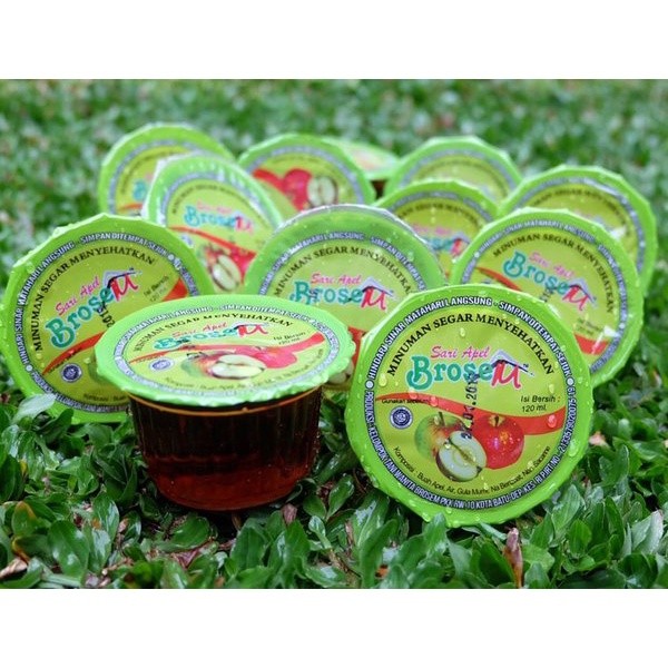 

Minuman Kemasan, Brosem 32 x 120ml Sari Apel Khas Kota Batu Promo