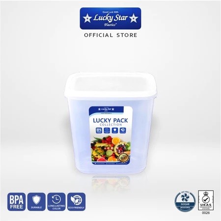 LUCKY PACK / TOPLES PLASTIK / Food Container/ FOOD KEEPER / WADAH PLASTIK JUMBO / TEMPAT PENYIMPANAN