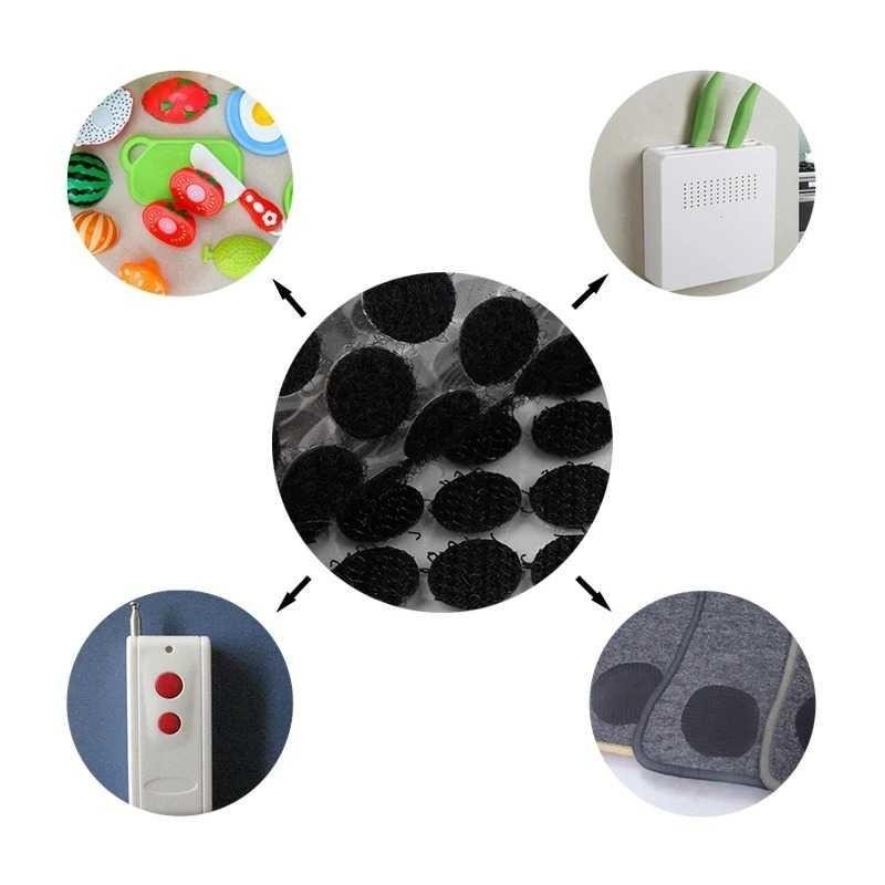 

NIKTO Tape Lakban Dot Velcro Hook and Loop Sticker 450 Pairs 10mm l