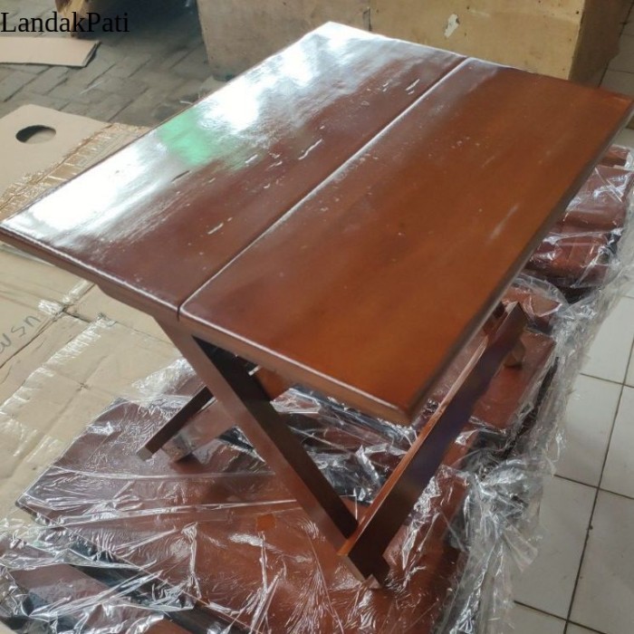 COD Meja lipat kayu/ Meja belajar anak/ meja belajar anak kayu/meja lipat/meja lipat belajar untuk a