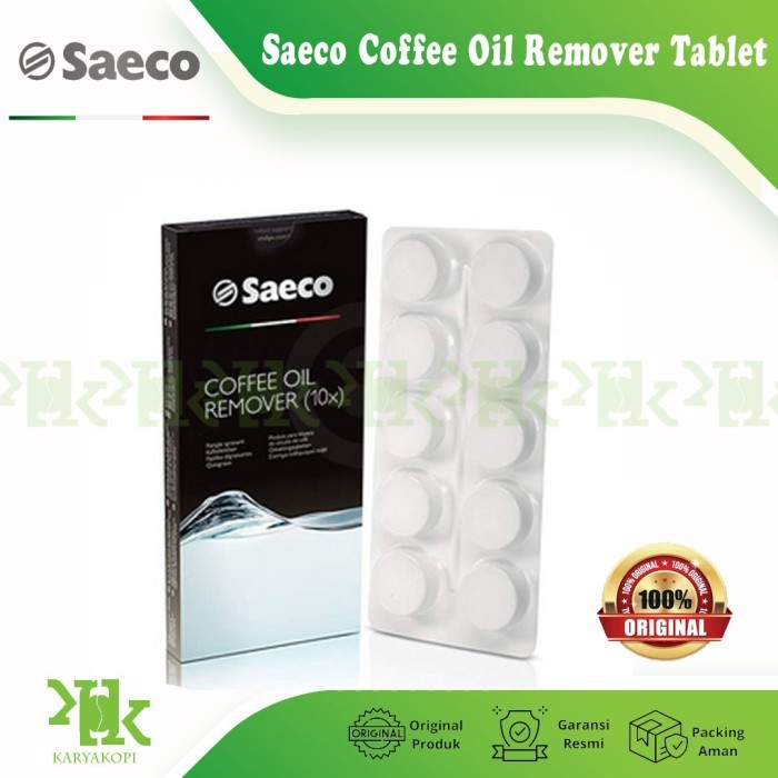 Saeco Coffee Oil Remover Tablet Pembersih Mesin Kopi