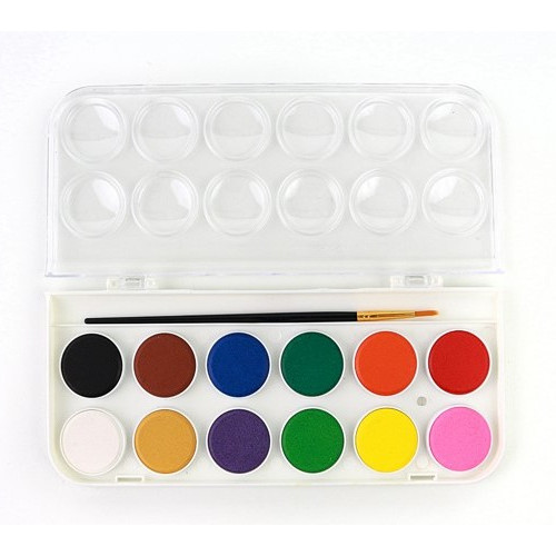 

[Gramedia Cijantung] Estudee Watercolor Cake 28Mm Set12 Es-Wc28-12