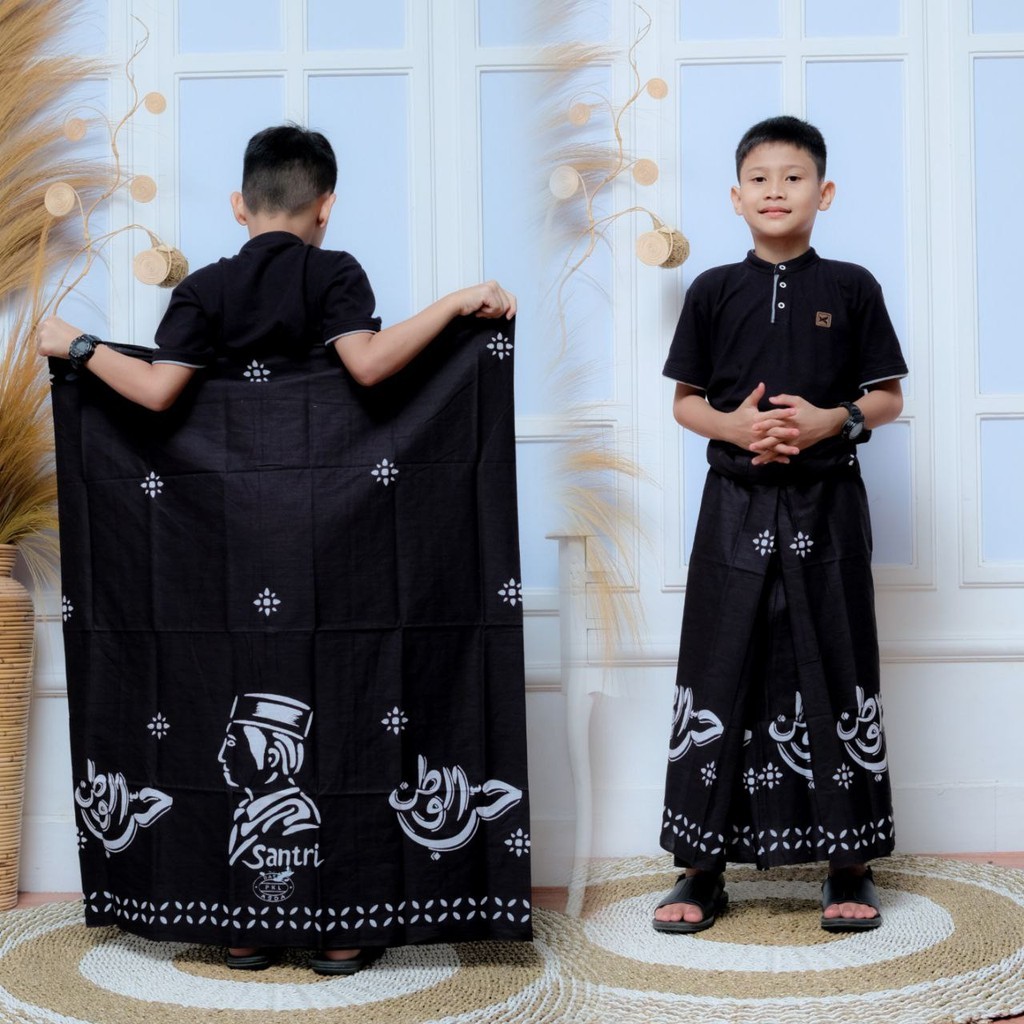 TERBARU SARUNG BATIK ANAK LAKI-LAKI SD ATAU SMP MOTIF WAYANG EXCLUSIVE WADIMOR JUNIOR SARUNG ANAK