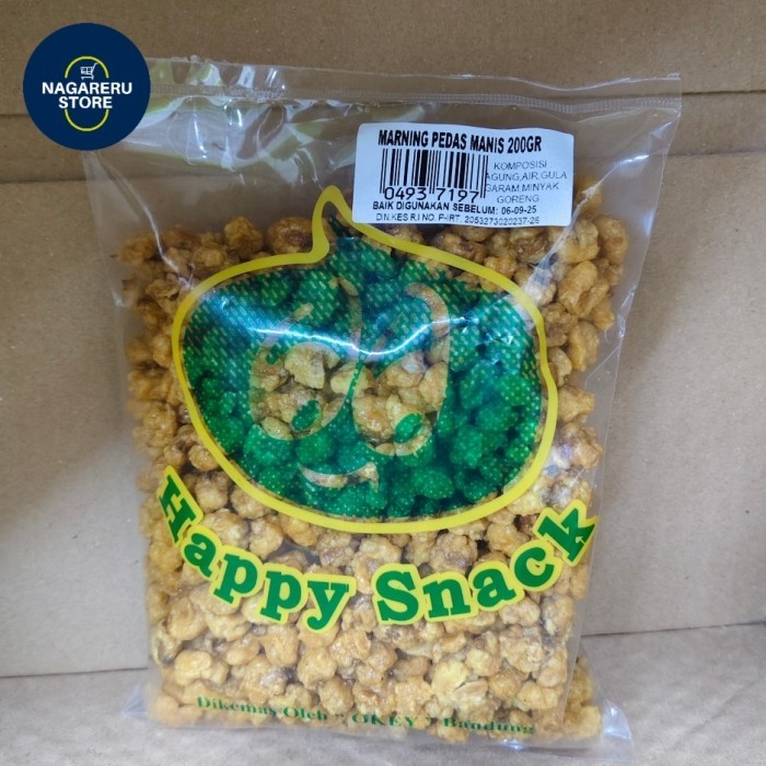 

Happy snack marning pedas manis 200gr