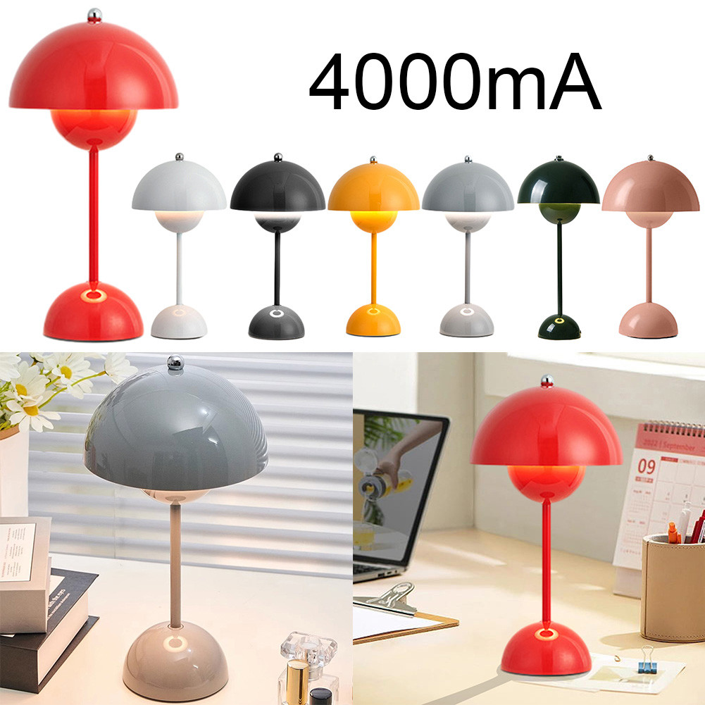 

Bedside Table Reading Lamp Wireless Bedroom Decorative Lamp Retro Rechargeable Desk Lamp LED Table Lamps Modern Decor Gifts