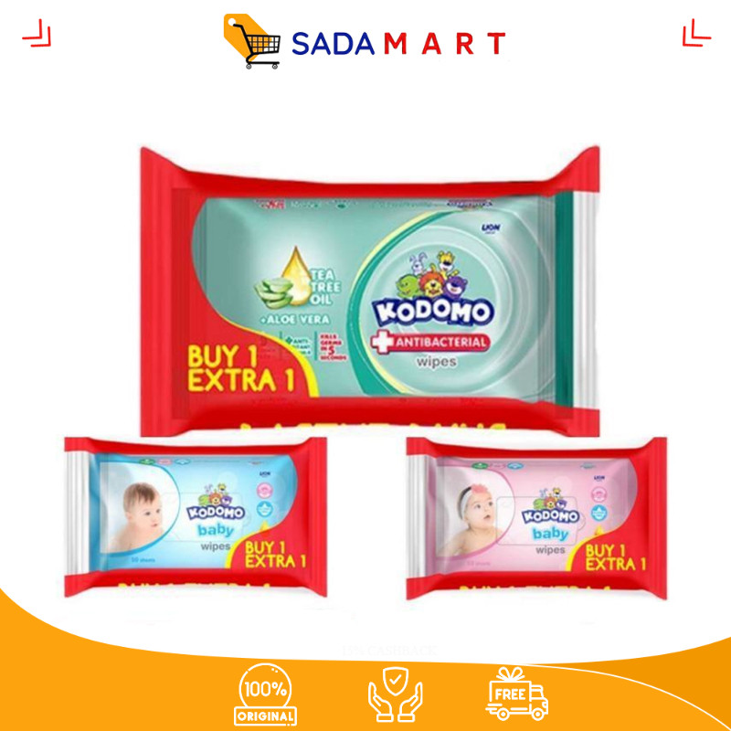 Kodomo Tisu Basah 50S Buy 1 Extra 1 All Varian