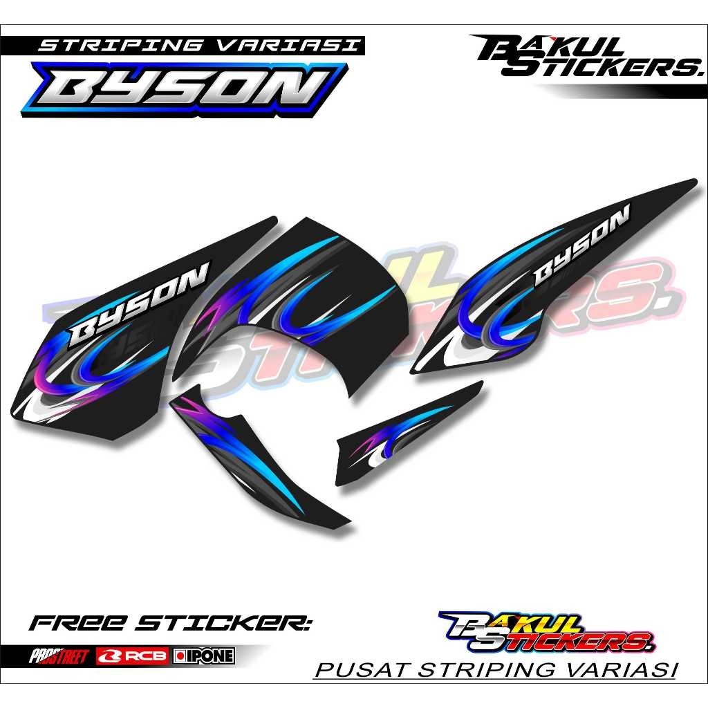 Striping Variasi Yamaha Byson/ Sticker List Variasi Byson Terlaris