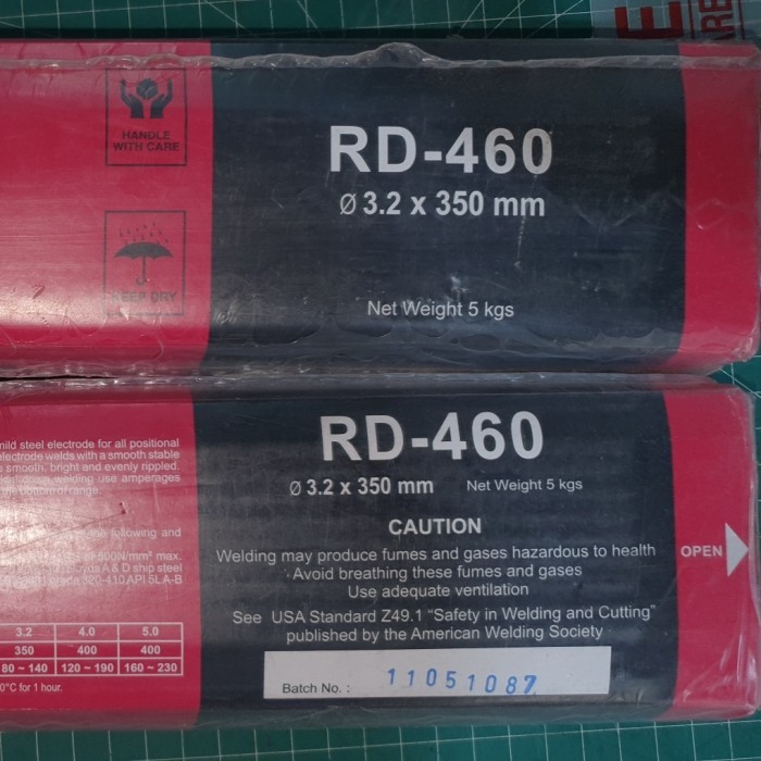 Kawat Las RD460  3,2mm  (5kg)  RD 460  3,2mm