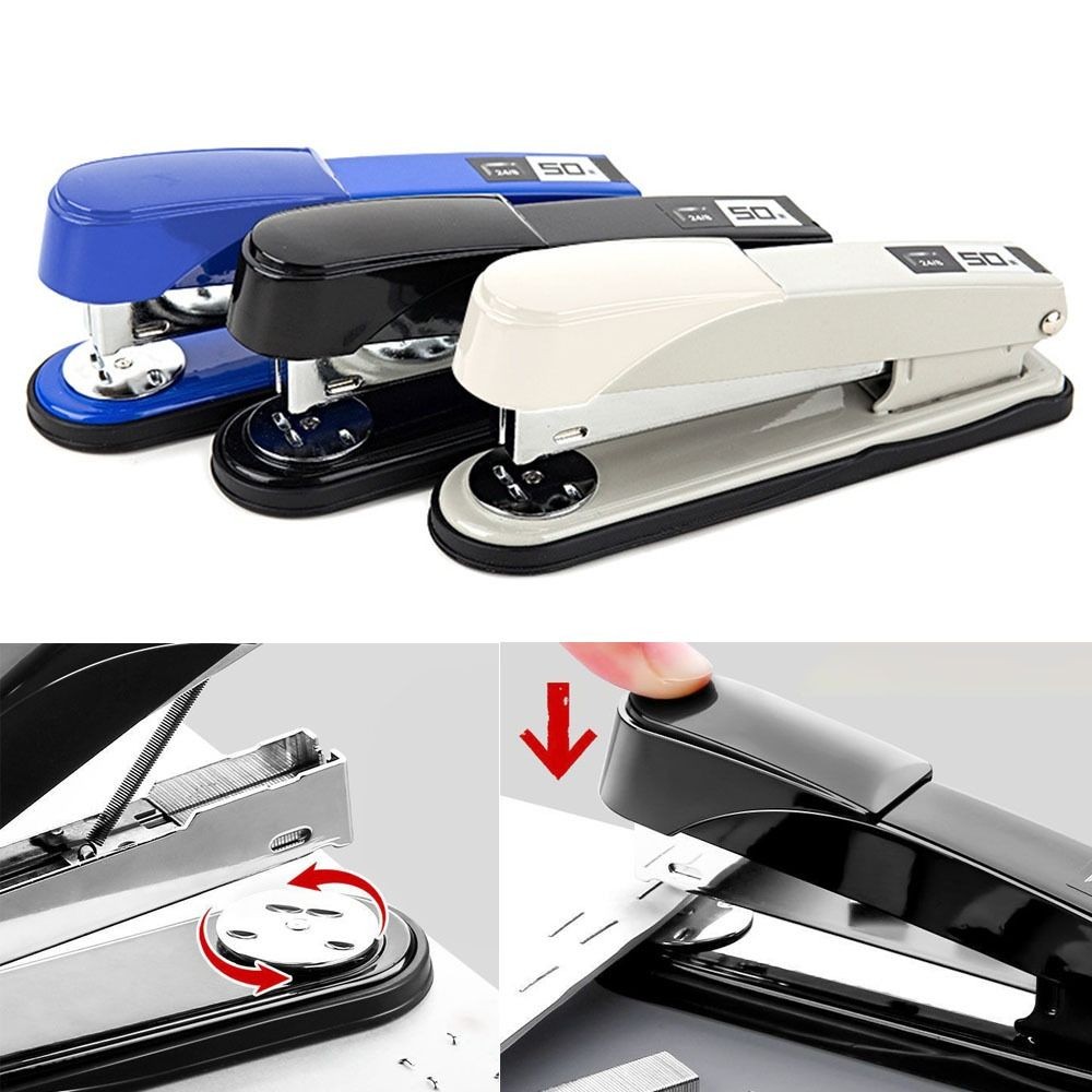 

Multi-Purpose Heavy Duty Stapler Multifunction Metal Long Stapler Effortless Bookbinding Machine School Office