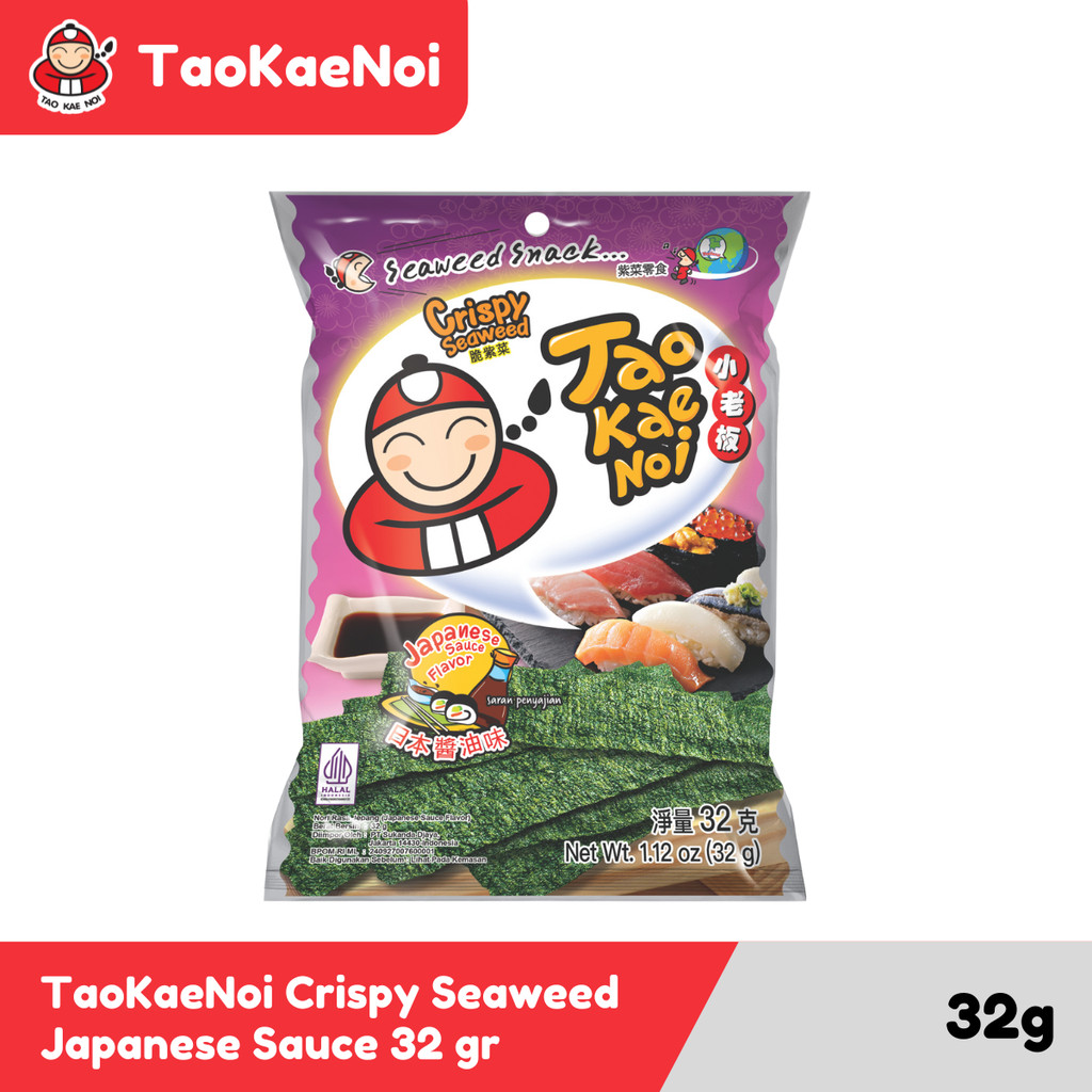 

TaoKaeNoi Rumput Laut Crispy Seaweed Japanese 32 gr