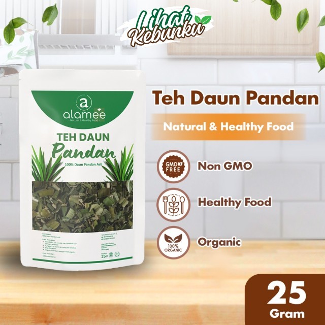 

ALAMEE Dried Pandan Tea Teh Daun Kering Leaf Organik 25gr LIHAT KEBUNKU