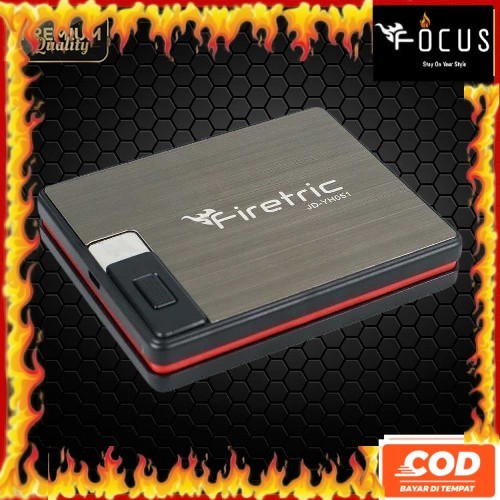 Firetric Kotak Rokok 20 Slot with Korek Elektrik  + Korek Elektrik USB Charger