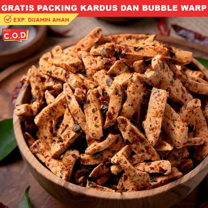 

basreng pedas daun jeruk 500 gram snack kiloan makanan ringan cemilan camilan murah enak
