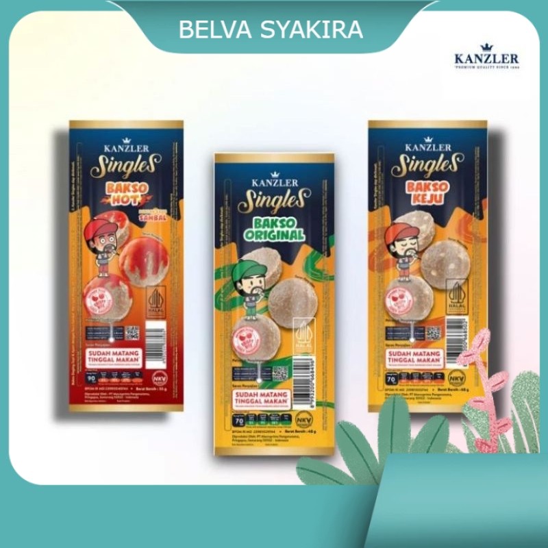 

Kanzler Singles Bakso New 55gram All Varian Rasa
