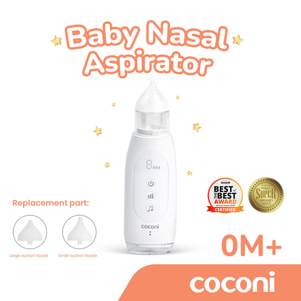 COCONI Baby Electric Nasal Aspirator Nose Cleaner | Alat Penyedot Hidung Ingus Elektrik Bayi