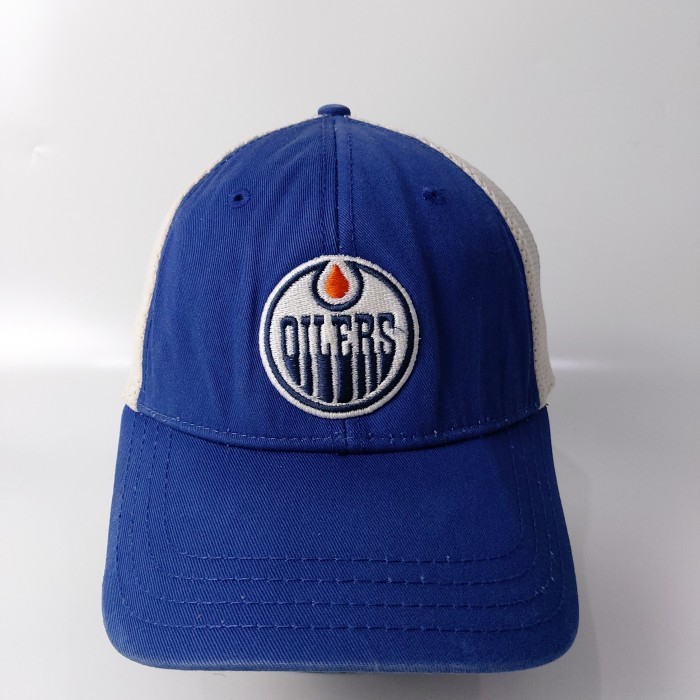 topi fitted vintage hockey oilers NHL x American Needle original second