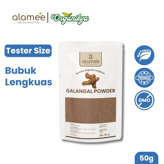 

ALAMEE Lengkuas Bubuk Asli Galangal Powder Murni Tanpa Campuran Bumbu Organik 50g organikya