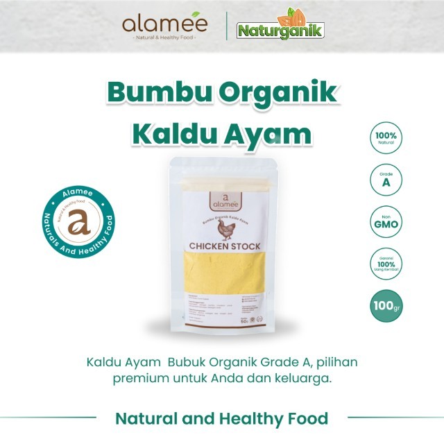 

ALAMEE Bumbu Kaldu Ayam Bubuk Non MSG Spice Chicken Powder Seasoning 100gr Naturganik